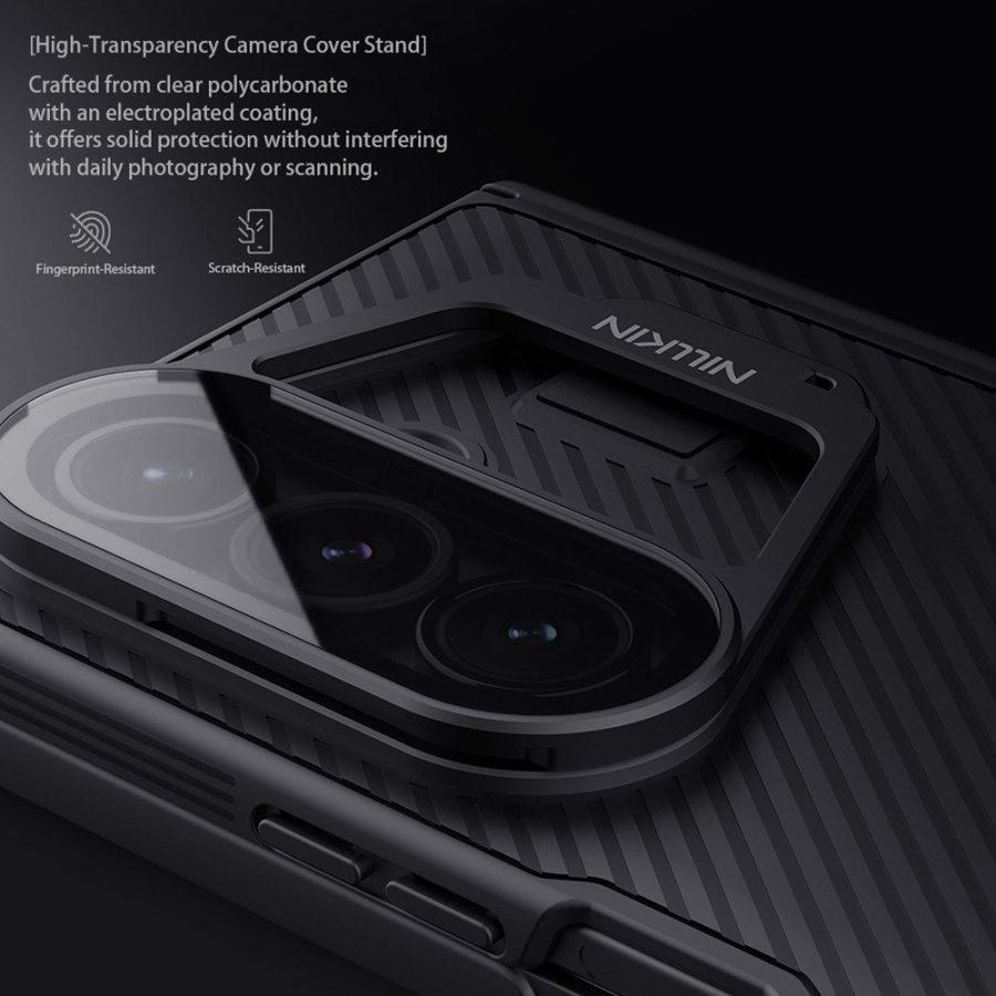 6601171061A-5 NILLKIN CamShield Prop Series For Samsung Galaxy Z Fold7 Case Shockproof Phone Cover with Clear Camera Lid