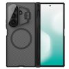 6601171065A-1 NILLKIN CamShield Prop Magnetic Translucent Series For Samsung Galaxy Z Fold7 Case with Clear Camera Lid / Stylus Pen Phone Cover
