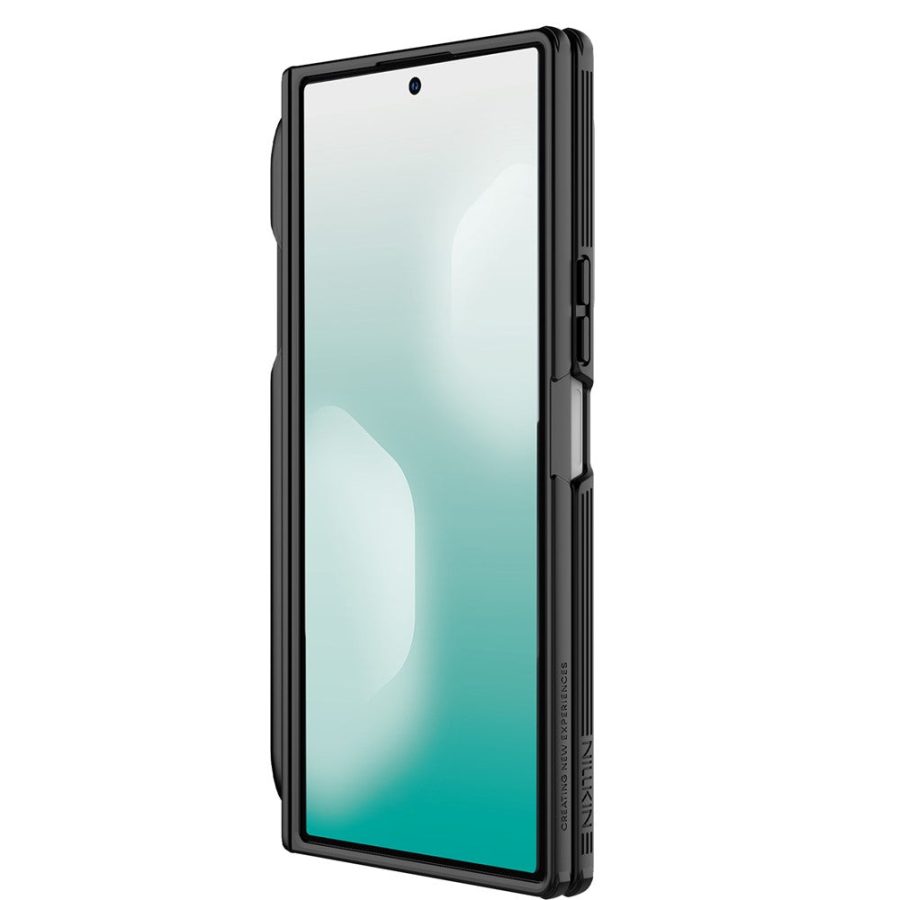6601171065A-5 NILLKIN CamShield Prop Magnetic Translucent Series For Samsung Galaxy Z Fold7 Case with Clear Camera Lid / Stylus Pen Phone Cover