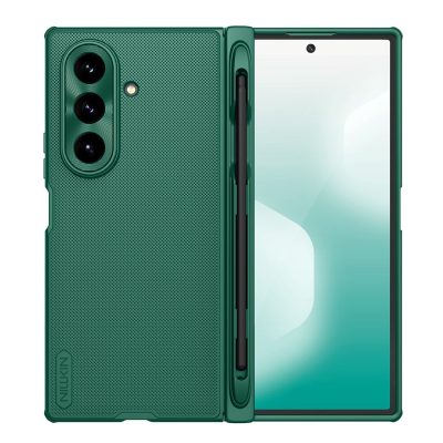 6601171114A-1 NILLKIN Super Frosted Shield Fold for Samsung Galaxy Z Fold7 Case Non-Slip Full Protection with Magnetic Support / Stylus Pen Matte Phone Cover