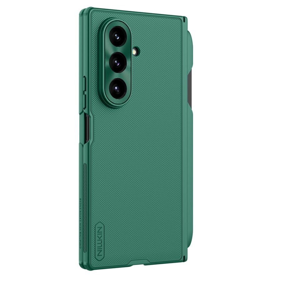 6601171114A-3 NILLKIN Super Frosted Shield Fold for Samsung Galaxy Z Fold7 Case Non-Slip Full Protection with Magnetic Support / Stylus Pen Matte Phone Cover