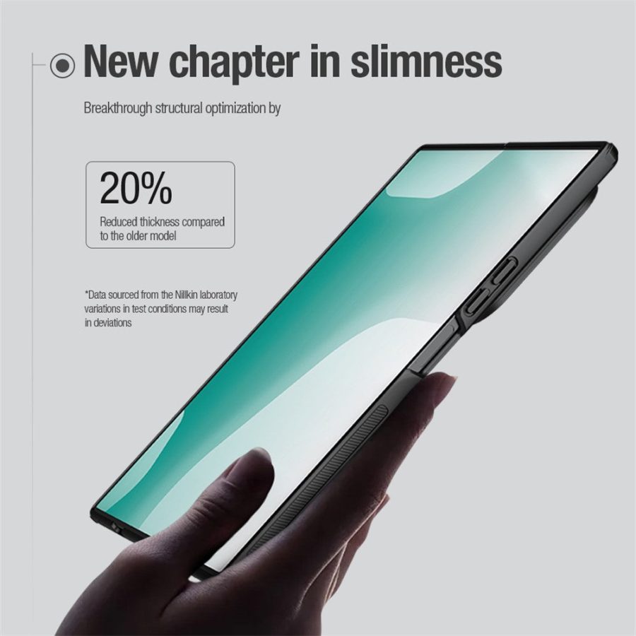 6601171115A-9 NILLKIN Super Frosted Shield Fold for Samsung Galaxy Z Fold7 Case Non-Slip Full Protection with Magnetic Support / Stylus Pen Matte Phone Cover