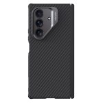 NILLKIN For Samsung Galaxy Z Fold7 Case Aramid Fiber Back Magnetic Support Phone Cover with Cutout Kickstand Camera Lens