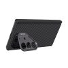 6601172285A-2 NILLKIN For Samsung Galaxy Z Fold7 Case Aramid Fiber Back Magnetic Support Phone Cover with Cutout Kickstand Camera Lens