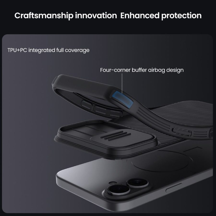 NILLKIN Camshield Pro Series for iPhone 17 Case PC - TPU Phone Cover with Camera Slider