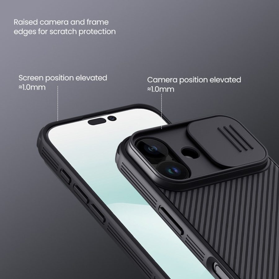 NILLKIN Camshield Pro Series for iPhone 17 Case PC - TPU Phone Cover with Camera Slider