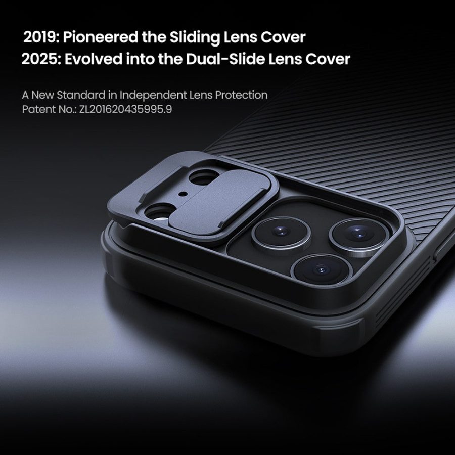 NILLKIN Camshield Pro Series for iPhone 17 Pro Max Case PC - TPU Slide Camera Lid Phone Cover