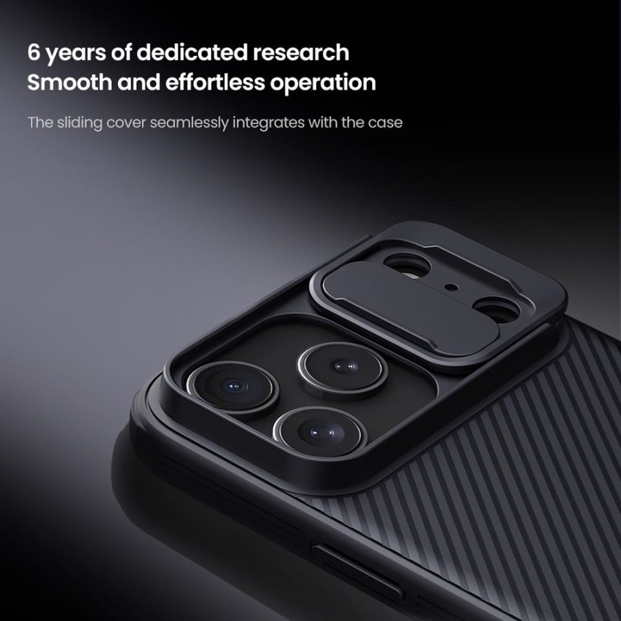 NILLKIN Camshield Pro Series for iPhone 17 Pro Max Case PC - TPU Slide Camera Lid Phone Cover