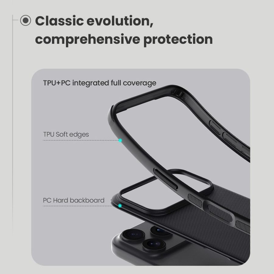 NILLKIN Frosted Shield Pro For iPhone 17 Pro Max Case Matte PC - TPU Phone Cover