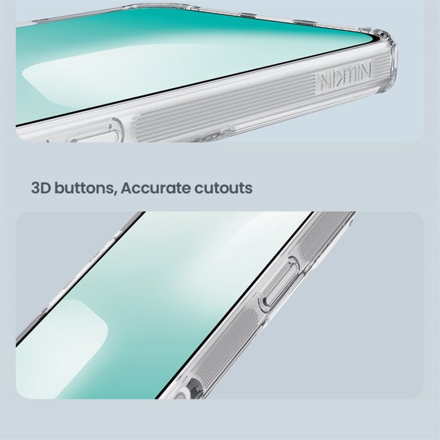 6601176394A-11 NILLKIN Nature Pro Series for iPhone 17 Pro Max Case Compatible with MagSafe TPU - PC Ultra Clear Phone Case