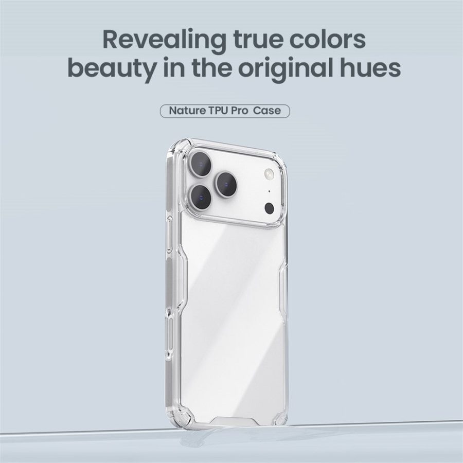 NILLKIN Nature Pro Series For iPhone 17 Pro Max Case PC - TPU Anti-Scratch Clear Back Cover