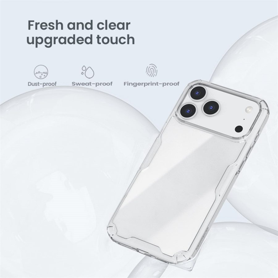 NILLKIN Nature Pro Series For iPhone 17 Pro Max Case PC - TPU Anti-Scratch Clear Back Cover