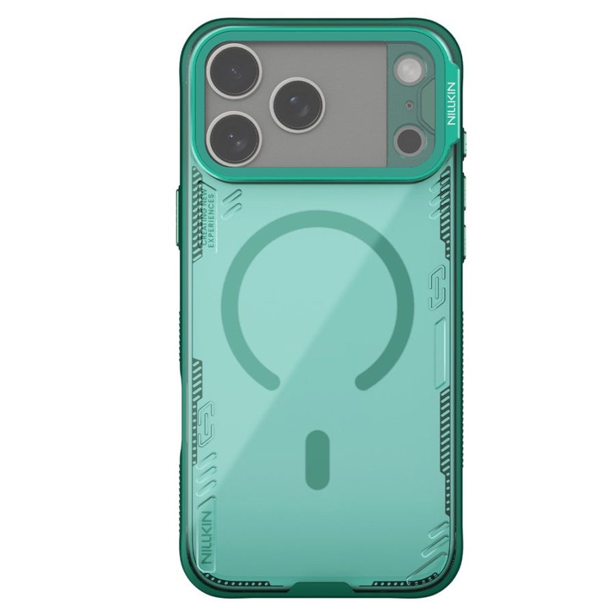 NILLKIN Iceblade CamProp For iPhone 17 Pro Max Magnetic Case Clear Lens Lid Kickstand PC - TPU Phone Cover