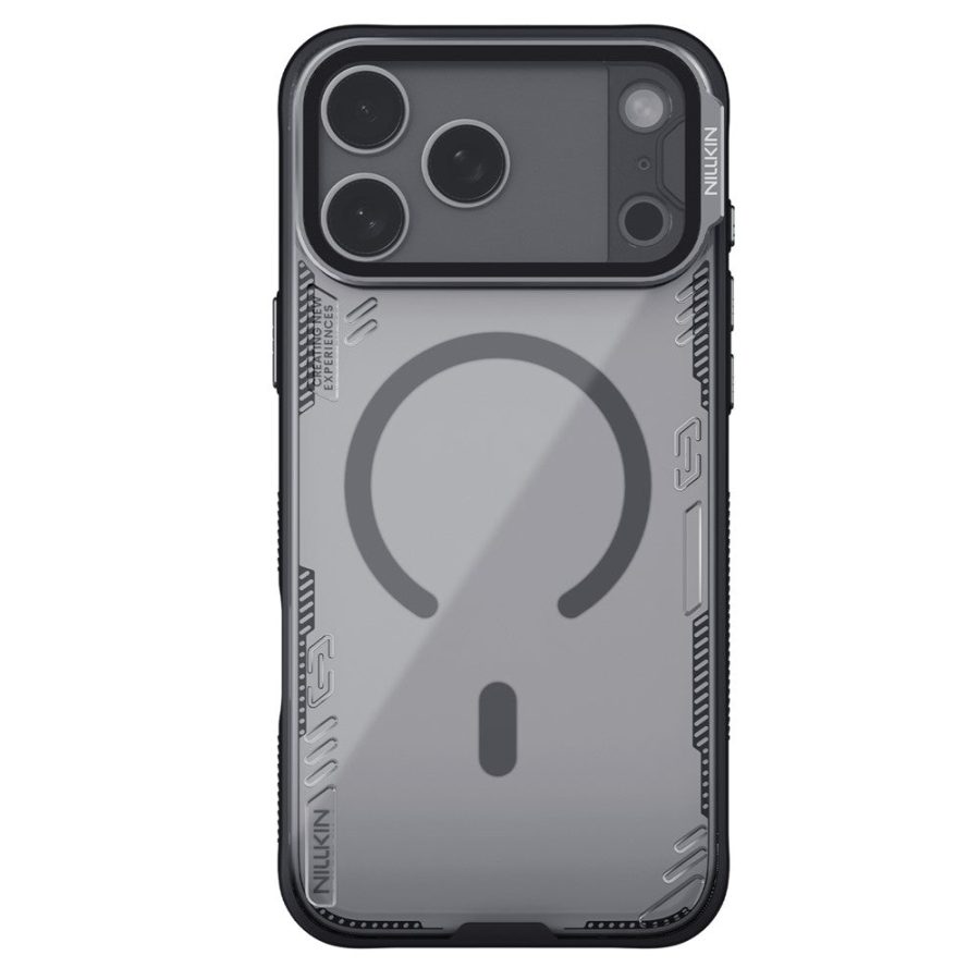 NILLKIN Iceblade CamProp For iPhone 17 Pro Max Magnetic Case Clear Lens Lid Kickstand PC - TPU Phone Cover