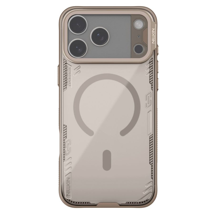NILLKIN Iceblade CamProp For iPhone 17 Pro Max Magnetic Case Clear Lens Lid Kickstand PC - TPU Phone Cover