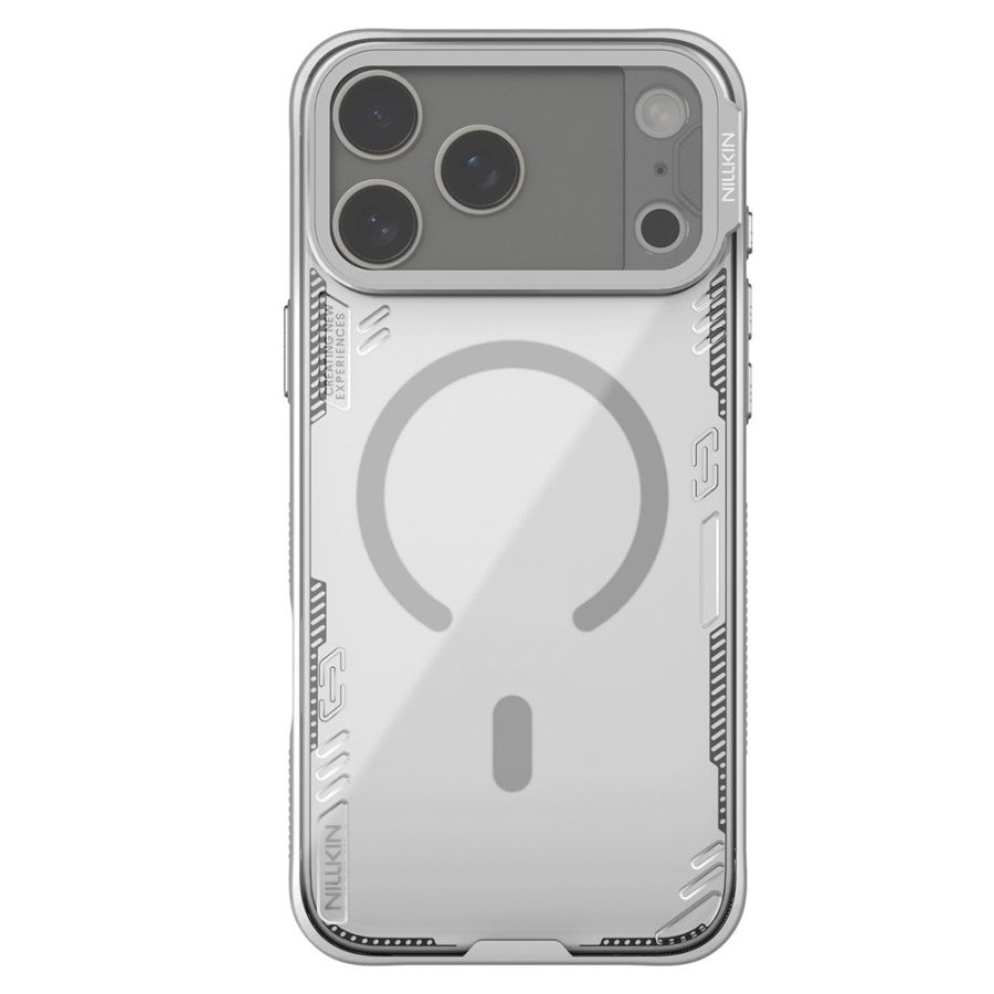 NILLKIN Iceblade CamProp For iPhone 17 Pro Max Magnetic Case Clear Lens Lid Kickstand PC - TPU Phone Cover
