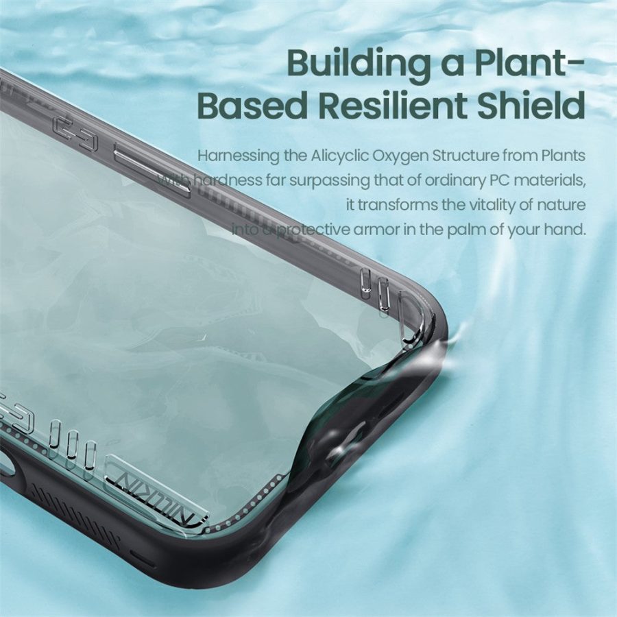 6601176509A-10 NILLKIN Iceblade CamProp For iPhone 17 Pro Max Case Clear Lens Lid Kickstand PC - TPU Phone Cover