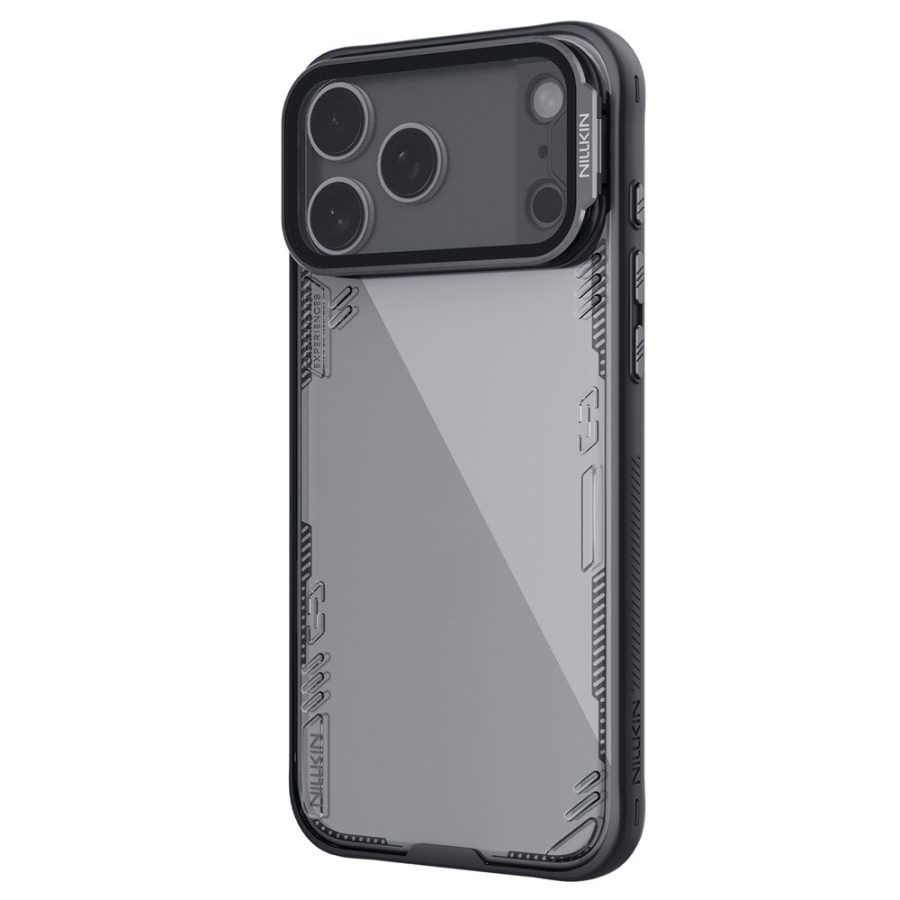 6601176509A-3 NILLKIN Iceblade CamProp For iPhone 17 Pro Max Case Clear Lens Lid Kickstand PC - TPU Phone Cover