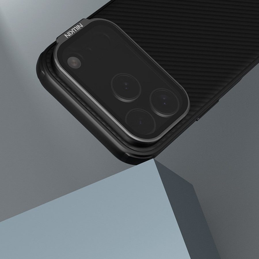 6601176511A-12 NILLKIN Camshield Prop Series for iPhone 17 Pro Case Clear Black Lens Lid PC - TPU Phone Back Cover