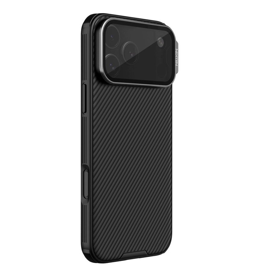 6601176512A-2 NILLKIN Camshield Prop Series for iPhone 17 Pro Max Case Clear Black Lens Lid PC - TPU Phone Back Cover