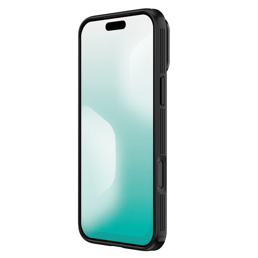 6601176512A-4 NILLKIN Camshield Prop Series for iPhone 17 Pro Max Case Clear Black Lens Lid PC - TPU Phone Back Cover