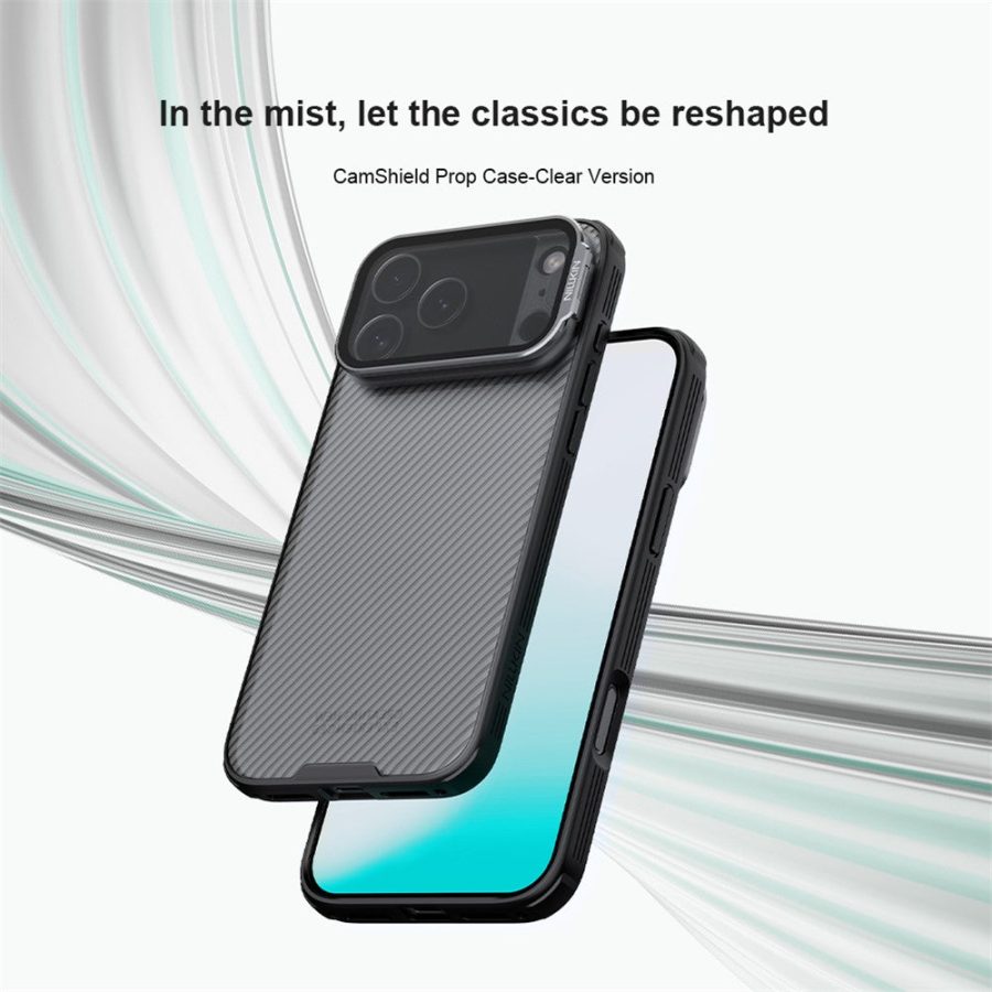 6601176514A-6 NILLKIN CamShield Prop Series For iPhone 17 Pro Max Case Clear Lens Lid TPU - PC Phone Cover
