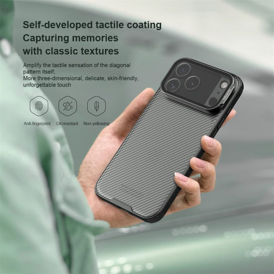 6601176514A-8 NILLKIN CamShield Prop Series For iPhone 17 Pro Max Case Clear Lens Lid TPU - PC Phone Cover