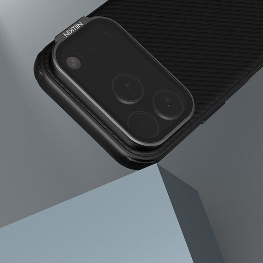 NILLKIN Camshield Prop Magnetic Series for iPhone 17 Pro Case Clear Black Lens Lid PC - TPU Phone Back Cover