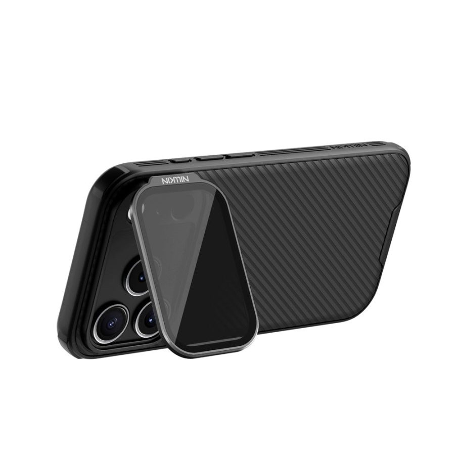 NILLKIN Camshield Prop Magnetic Series for iPhone 17 Pro Case Clear Black Lens Lid PC - TPU Phone Back Cover