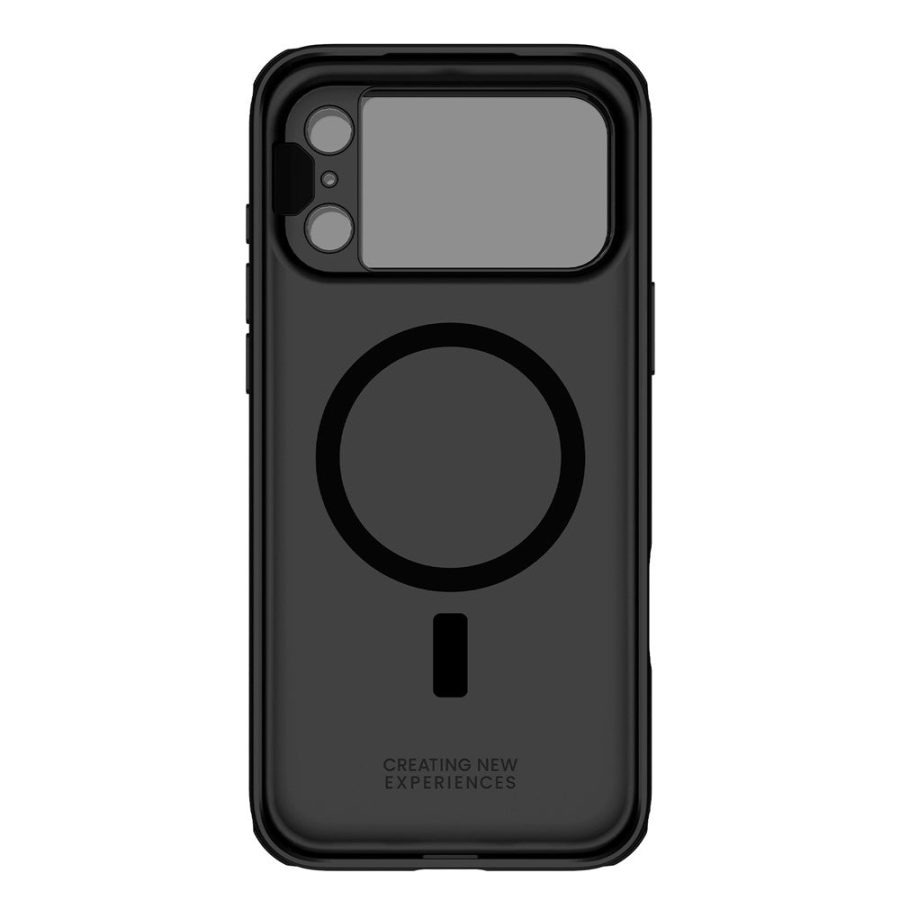 NILLKIN Camshield Prop Magnetic Series for iPhone 17 Pro Max Case Clear Black Lens Lid PC - TPU Phone Back Cover