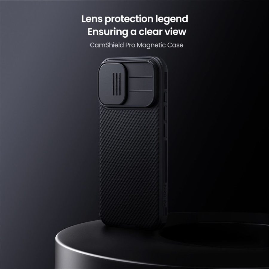 NILLKIN Camshield Pro for iPhone 17 Case Compatible with MagSafe TPU - PC Phone Cover with Slider Camera