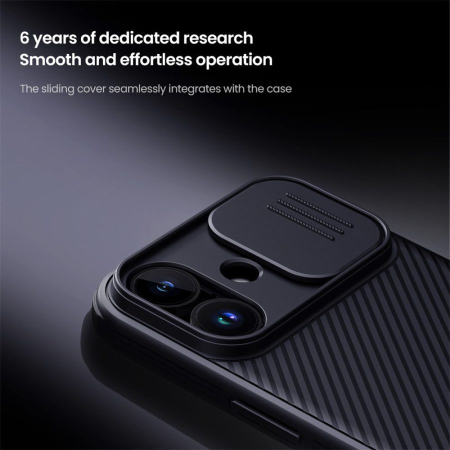 NILLKIN Camshield Pro for iPhone 17 Case Compatible with MagSafe TPU - PC Phone Cover with Slider Camera