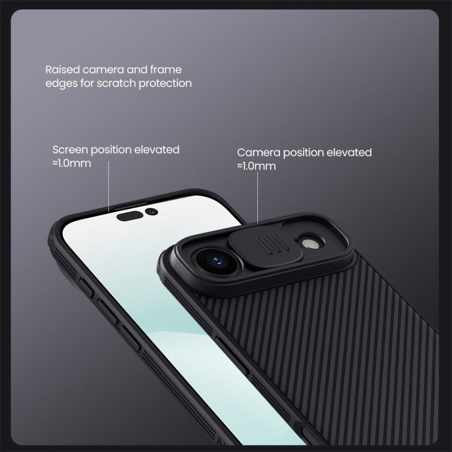 6601176519A-11 NILLKIN Camshield Pro for iPhone Air Case Compatible with MagSafe TPU - PC Phone Cover with Slider Camera