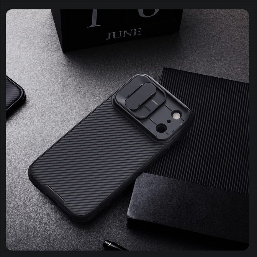 NILLKIN Camshield Pro for iPhone 17 Pro Case Compatible with MagSafe TPU - PC Phone Cover with Slider Camera