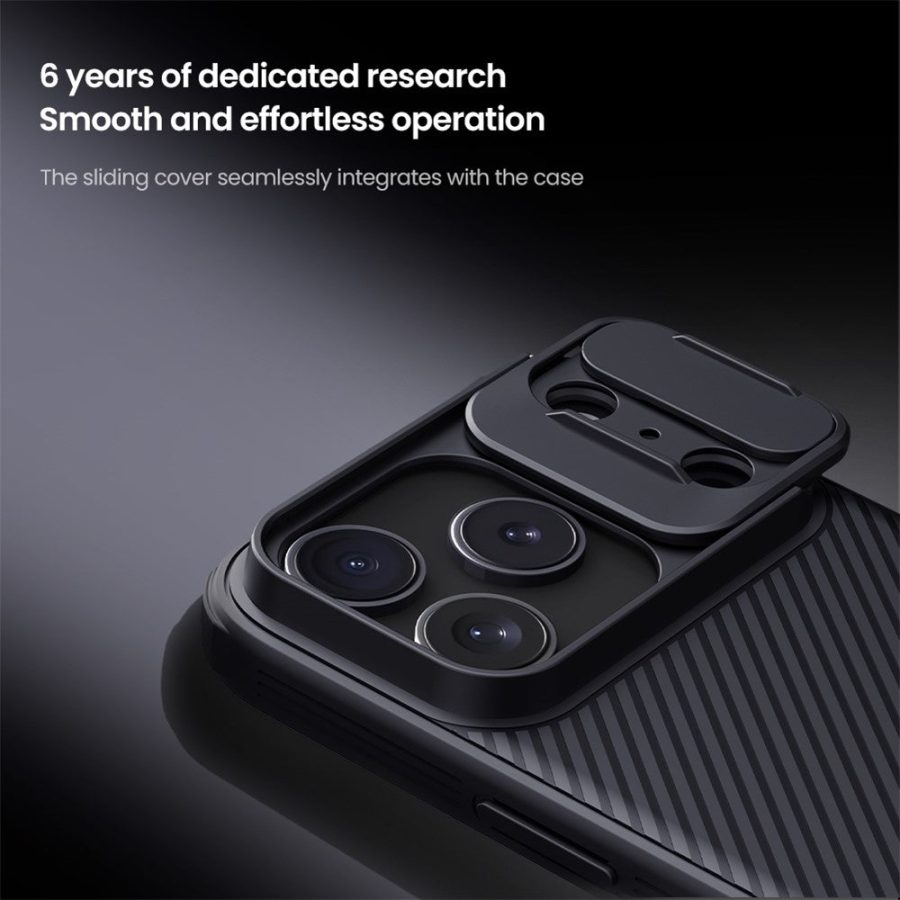 NILLKIN Camshield Pro for iPhone 17 Pro Max Case Compatible with MagSafe TPU - PC Phone Cover with Slider Camera