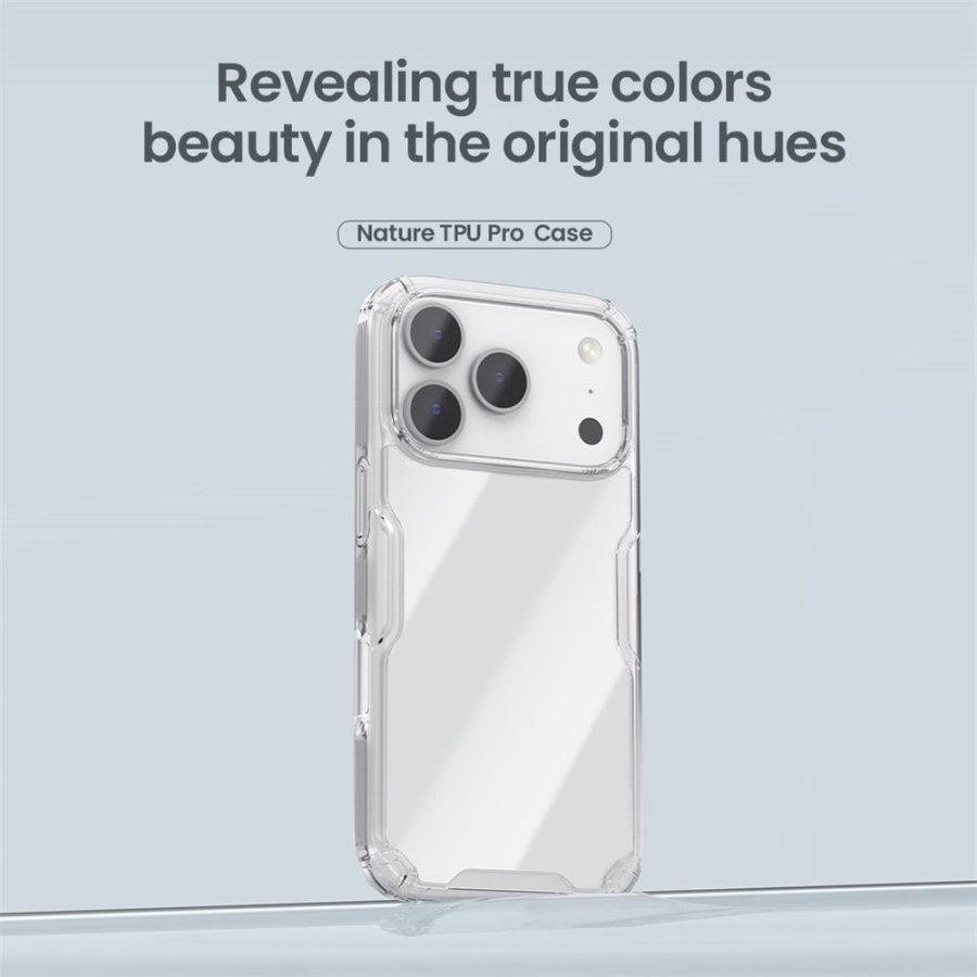 NILLKIN Nature Pro Series For iPhone 17 Pro Case PC - TPU Anti-Scratch Clear Back Cover