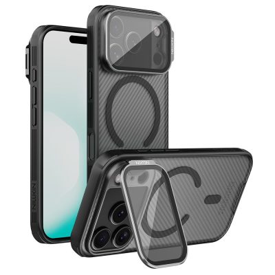 NILLKIN Camshield Prop Magnetic Series for iPhone 17 Pro Case Clear Lens Lid PC - TPU Phone Back Cover