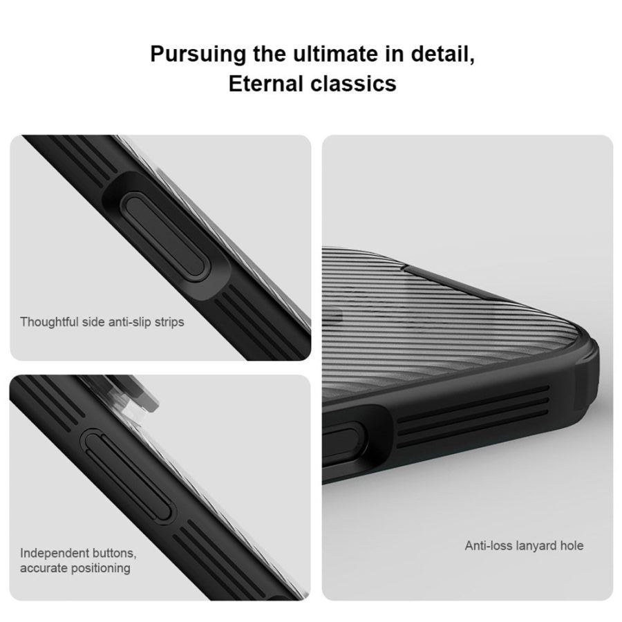 NILLKIN Camshield Prop Magnetic Series for iPhone 17 Pro Case Clear Lens Lid PC - TPU Phone Back Cover