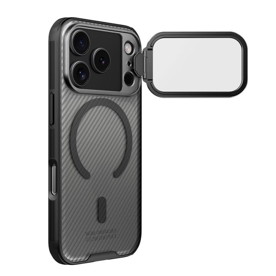 NILLKIN Camshield Prop Magnetic Series for iPhone 17 Pro Case Clear Lens Lid PC - TPU Phone Back Cover