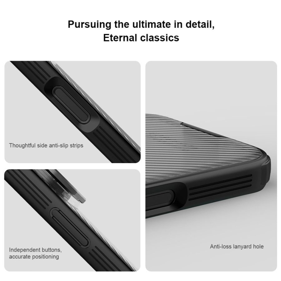 6601176525A-15 NILLKIN CamShield Prop Magnetic Series For iPhone 17 Pro Max Case TPU - PC Phone Cover with Clear Camera Lid