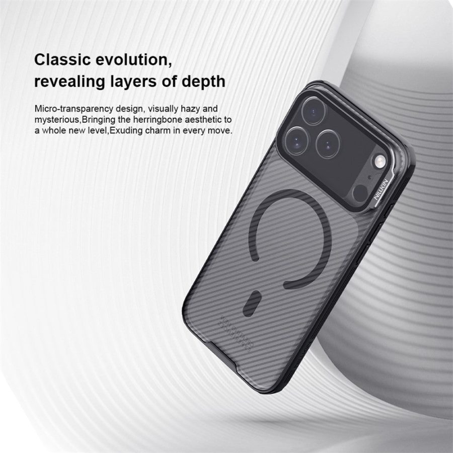 6601176525A-7 NILLKIN CamShield Prop Magnetic Series For iPhone 17 Pro Max Case TPU - PC Phone Cover with Clear Camera Lid