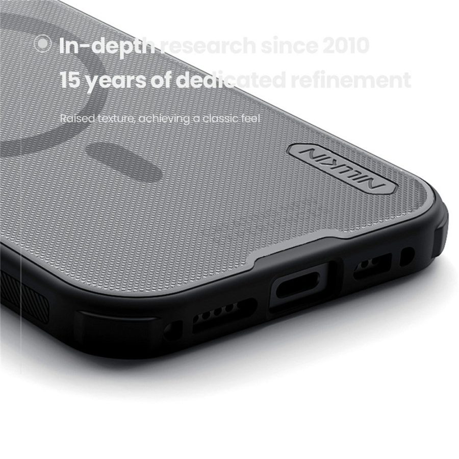 6601177385A-9 NILLKIN Frosted Shield Pro for iPhone 17 Case Compatible with MagSafe PC - TPU Phone Cover