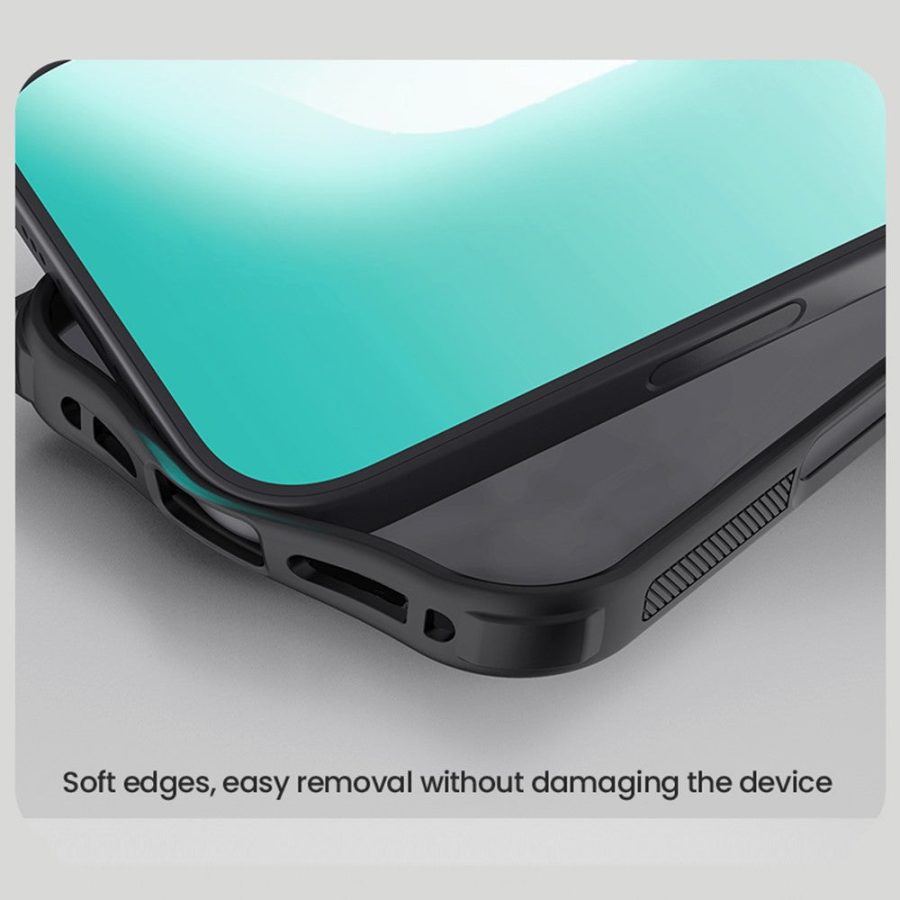 6601177565A-11 NILLKIN Super Frosted Shield Pro For iPhone 17 Case Matte PC - TPU Clear Black Phone Back Cover