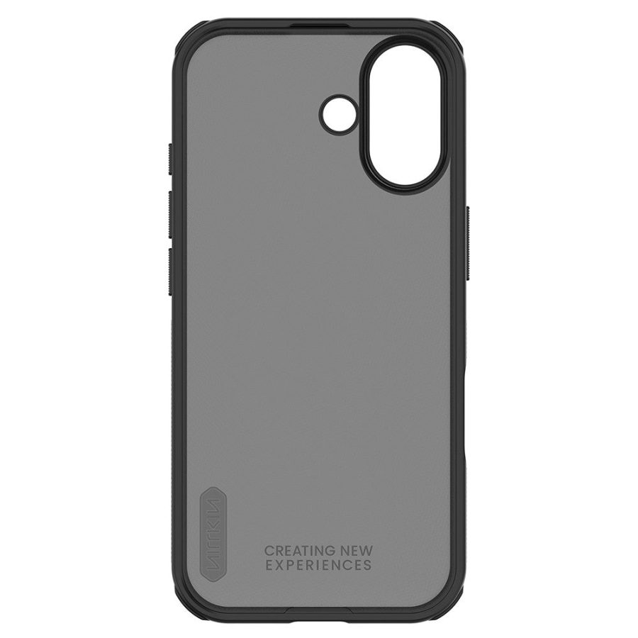 6601177565A-5 NILLKIN Super Frosted Shield Pro For iPhone 17 Case Matte PC - TPU Clear Black Phone Back Cover