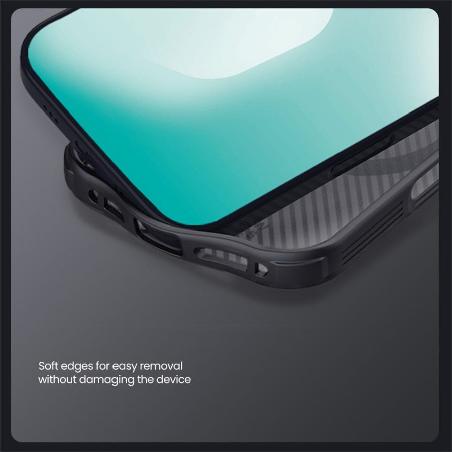 6601178530A-10 NILLKIN Camshield Pro Magnetic Series For iPhone 17 Case TPU - PC Clear Black Phone Cover with Camera Slider