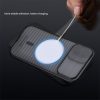 6601178530A-14 NILLKIN Camshield Pro Magnetic Series For iPhone 17 Case TPU - PC Clear Black Phone Cover with Camera Slider