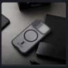 6601178530A-17 NILLKIN Camshield Pro Magnetic Series For iPhone 17 Case TPU - PC Clear Black Phone Cover with Camera Slider