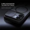 6601178530A-7 NILLKIN Camshield Pro Magnetic Series For iPhone 17 Case TPU - PC Clear Black Phone Cover with Camera Slider