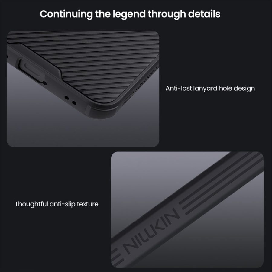 6601178703A-12 NILLKIN Camshield Pro Series for Samsung Galaxy S25 FE Case PC - TPU Phone Cover with Camera Slider