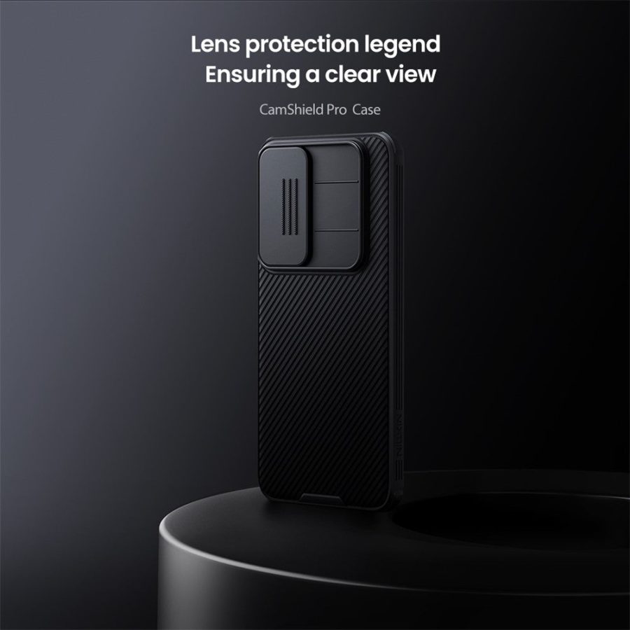 6601178703A-5 NILLKIN Camshield Pro Series for Samsung Galaxy S25 FE Case PC - TPU Phone Cover with Camera Slider